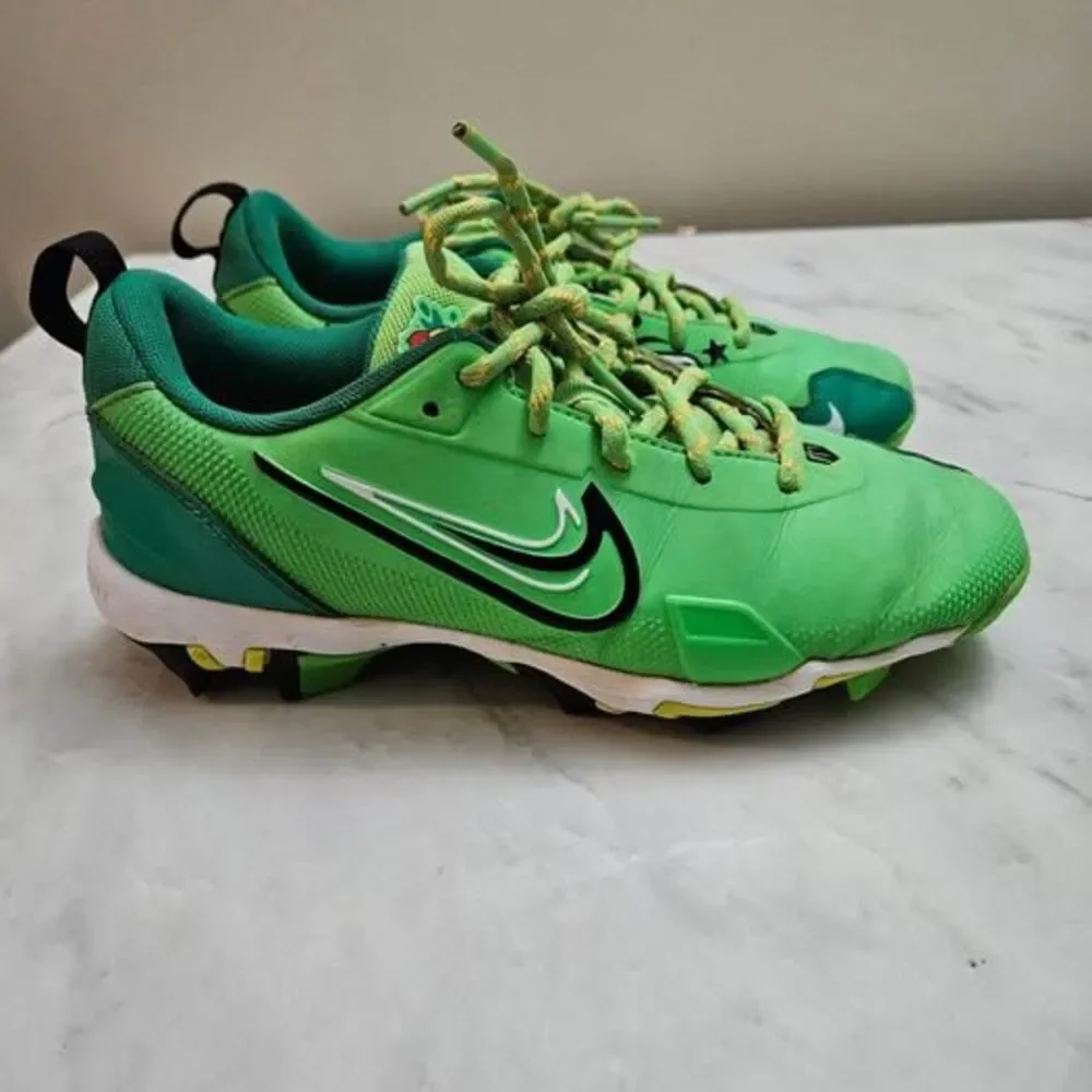 Shoes  Nike force trout 9 keystone GS green strike FZ8656-300 cleats